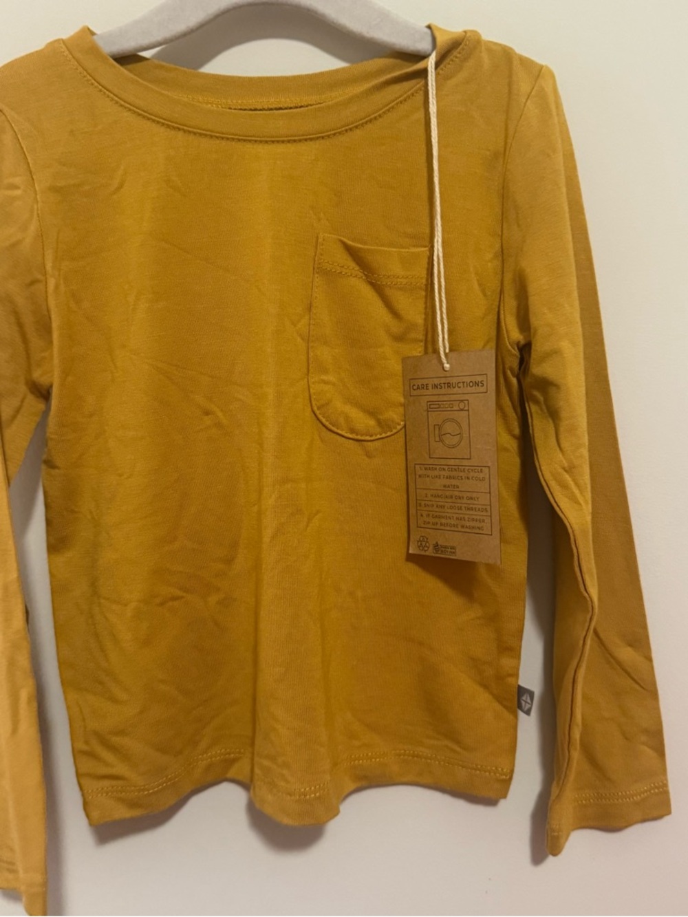 Kyte Baby Marigold Long Sleeve Pocket Tee